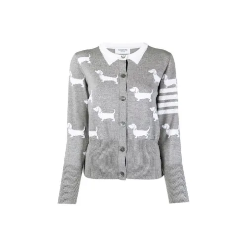 THOM BROWNE Серые Женские Свитеры