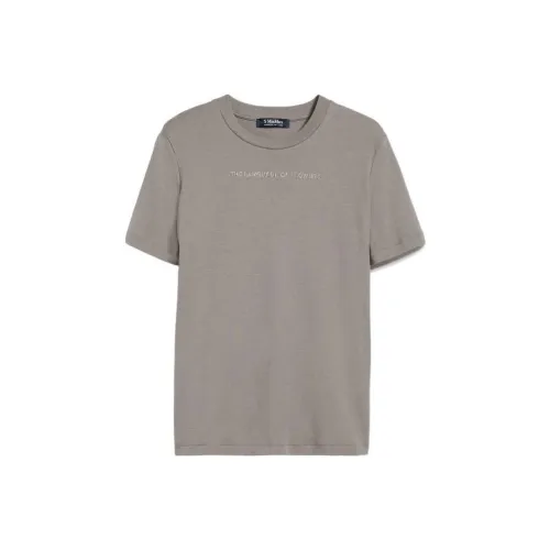 'S MAX MARA T Рубашка Женская Серого цвета