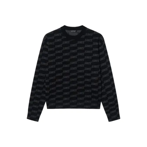 Balenciaga SS23 Свитер Регулярный крой Женский Черный
