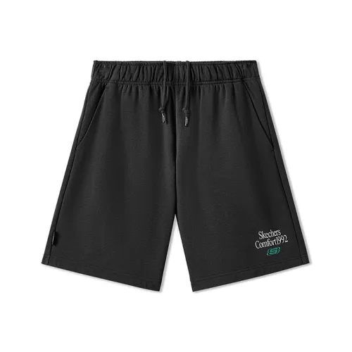 Skechers Sports Life Collection Угольно-черный 0018 Мужские спортивные шорты