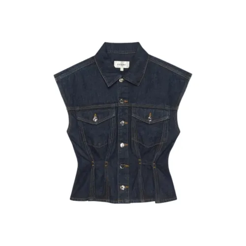 Рамка SS25 Топ без рукавов Женские Темно-синий