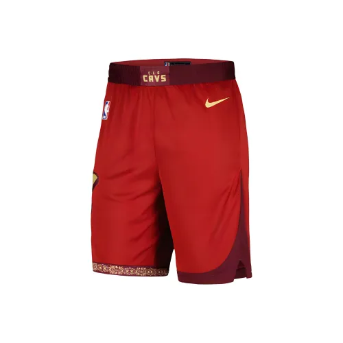 NBA x Nike Cleveland Cavaliers City Swingman Спортивные шорты Унисекс Красный