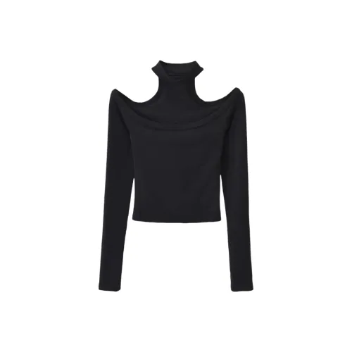 POPO.INFO Длинный рукав Т-рубашка Женская