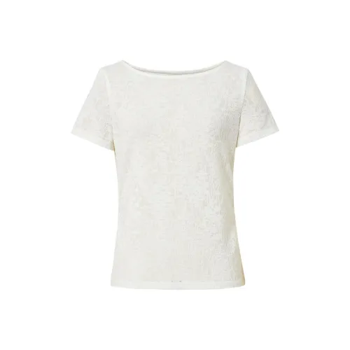 Hopeshow Экрю Женские Футболки