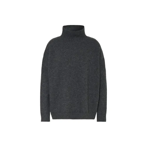 WEEKEND MaxMara Темно-серые Женские Свитеры