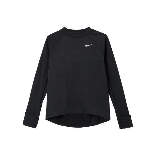 nike Реглан рукав Бег Т-Рубашка Женская Черная