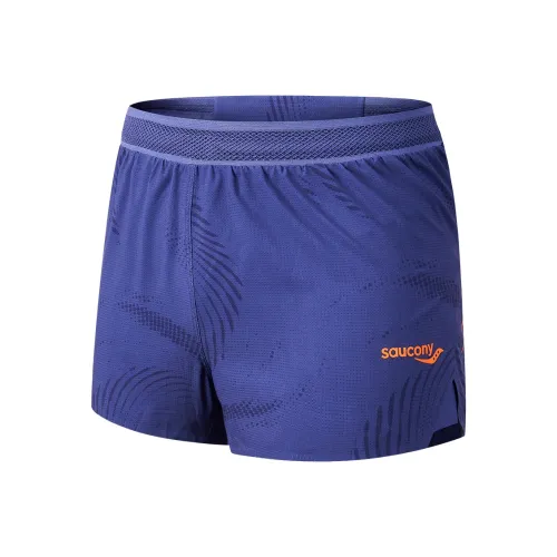 Saucony Индиго Фиолетовый Перо Цвет Мужские Спортивные Шорты