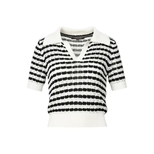 MeetMetro T-Shirt Женская Полосатая