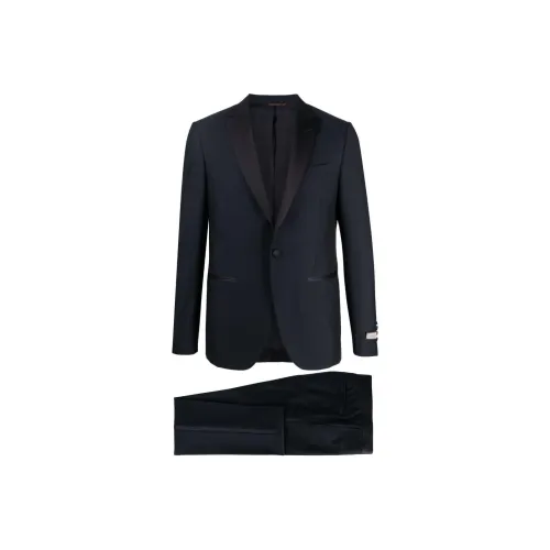 Canali Синий Мужской Деловые костюмы