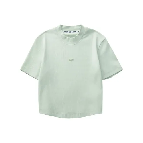 Skechers Комплект с короткими рукавами T-рубашка Женская Лилия Зеленый