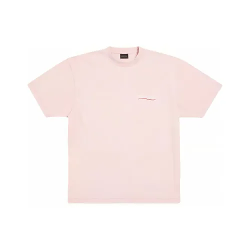 Balenciaga T-Shirt Женская Розовая Стандартная Подкладка