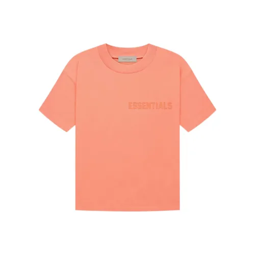 Fear Of God Essentials T-Shirt Женская Коралловый Красный