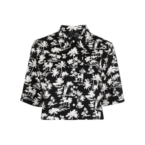 Maje Черный/Белый Женские Короткие Топы