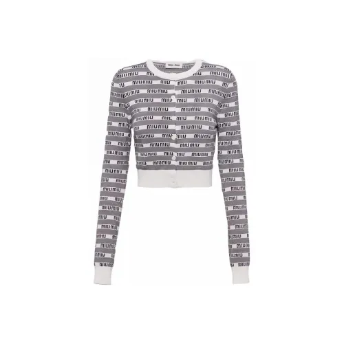 MIU MIU SS23 Свитер Женский Серый
