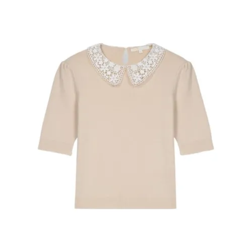 Maje Бежево-желтые Женские Свитеры