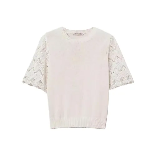 TWINSET Milano SS25 Стандартная Рубашка Женская Бежевая