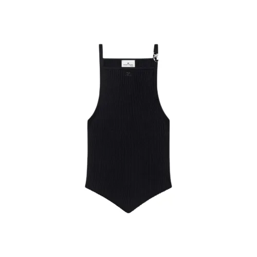 COURREGES SS25 Майка Женская Черный Черный