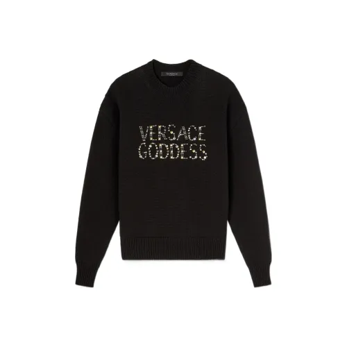VERSACE Черные Женские Свитеры
