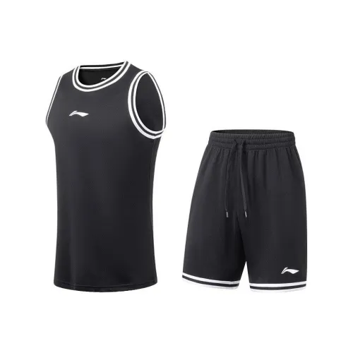 LINING Спорт Коллекция Баскетбол Баскетбольная Одежда Мужская Черная