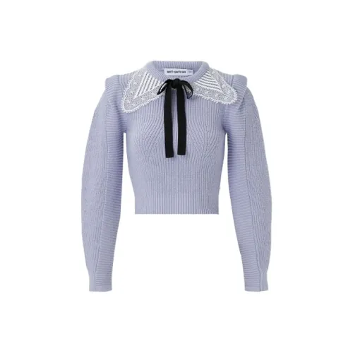 Self Portrait FW21 Sweater Women's Purple