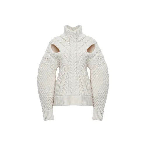 Alexander McQueen Белые Женские Свитеры