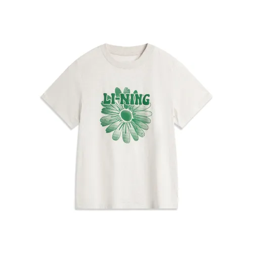 LINING Sports Life Collection T-Shirt Женская Фотиния Серый