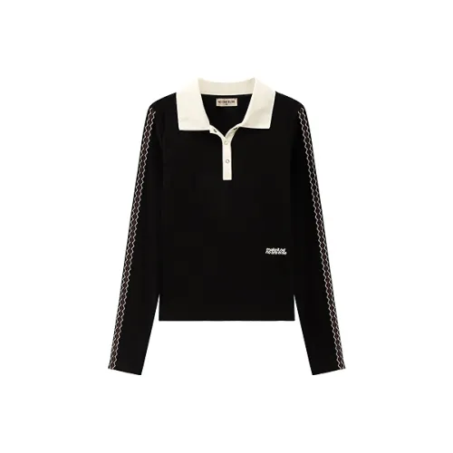 NO ONE ELSE Черные Женские T-рубашки