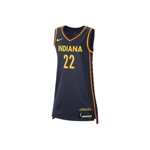 Nike Indiana Fever Explorer Edition Баскетбольная Джерси Унисекс Морской Синий