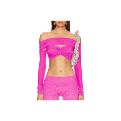 POSTER GIRL Crop Top Женский Розовый