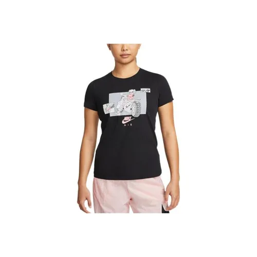 NIKE Черные Женские Футболки