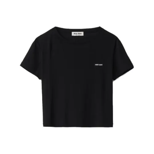 MIU MIU SS24 Стандартная T-рубашка Женская