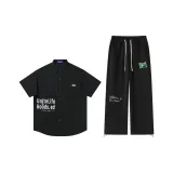 Черный топ + Черные брюки