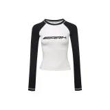 Черный Белый Реглан