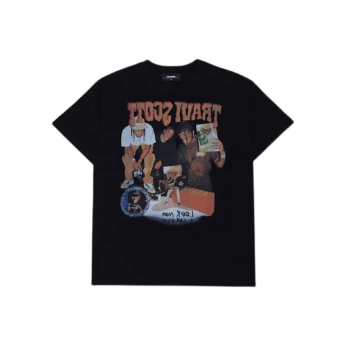 PLAY BUSH Стандартная T-рубашка Женская Черная