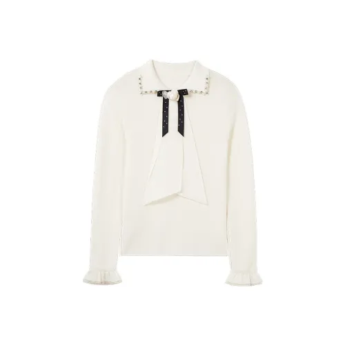 Cocoon Бежевые Женские Свитеры