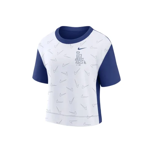 nike x MLB Топ Женский Королевский Синий