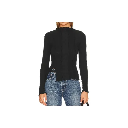 FREE PEOPLE T-рубашка женская черная