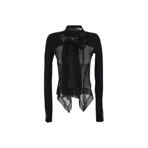RICK OWENS Черные Женские Т-рубашки