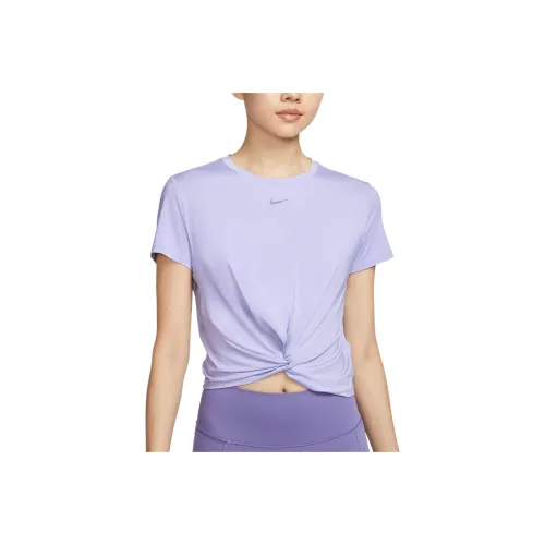 Nike Dri Fit T-Shirt Женская ICY Lilac Black