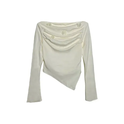 POPO.INFO Бежевые Женские Футболки