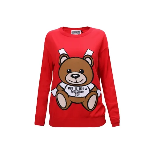 MOSCHINO Красный Женские Свитеры