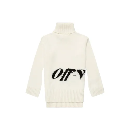 Off Белый FW21 Экрю Женские Свитеры