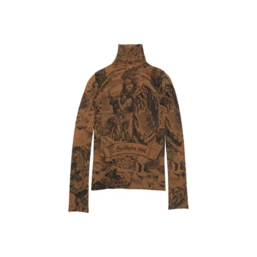 Acne Studios T-Shirt Женская CAMEL