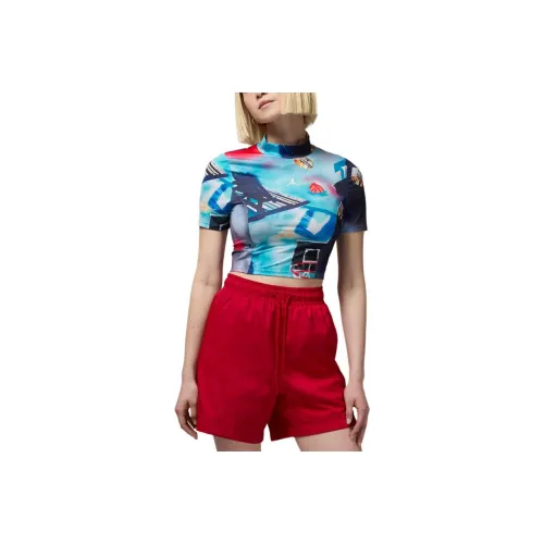 Джордан Белый Женский Короткий Топ