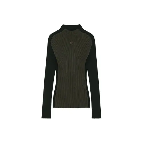 COURREGES Зеленые Женские Свитеры