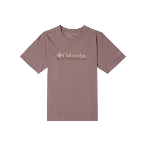 Columbia Дымчатый Красный Женские Футболки