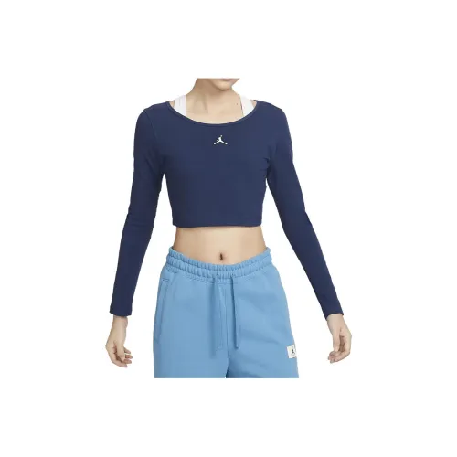 Джордан Набор с короткими рукавами рубашка женский темно-синий