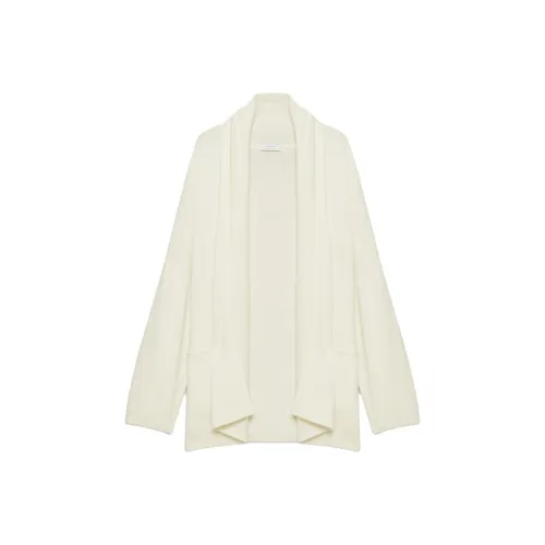 Aritzia FW24 The Group By BABATON Nook Мериносовая шерсть Кардиган Свитер Женские Светлая береза Светлая береза