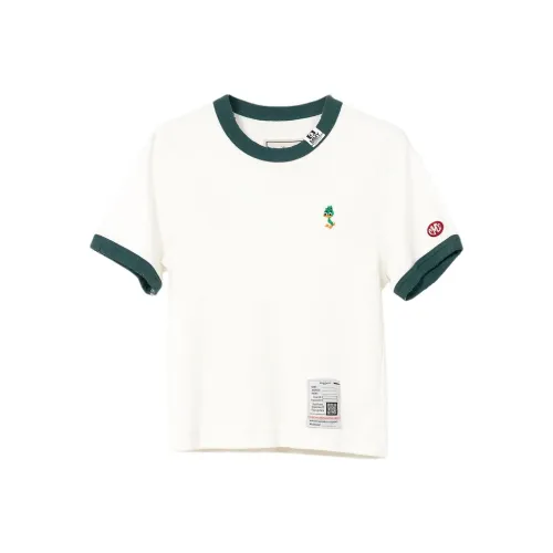 Maison Mihara Yasuhiro Белые Женские Рубашки T