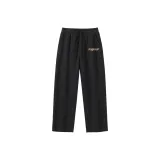 [Флисовая подкладка (Рекомендуется для температур ниже 10°C) Черный (Минималистский стиль Активный Логотип на штанах)]